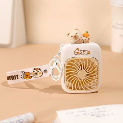 Capybara Keychain Fan